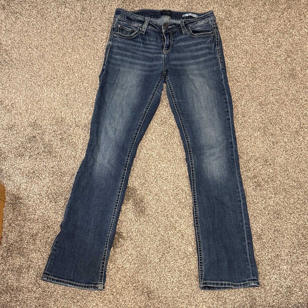 Daytrip Dark Blue Straight Leg Jeans